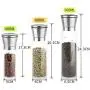 Moulin à Poivre JUSTDOLIFE Sali Stockage Multi-Usage Verre Doseur Manuel pour Poivre et Sel Moulin à Poivre JUSTDOLIFE Sali Stockage Multi-Usage Verre Doseur Manuel pour Poivre et Sel