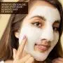 Green Tea Carbonated Bubble Mask with Face Applicator by Matykos - Deep Foaming Pore Cleansing and Refreshing - Foam Face Mask That Helps Reducing Excess Oil, Remove Dead Skin Cells, and Exfoliates