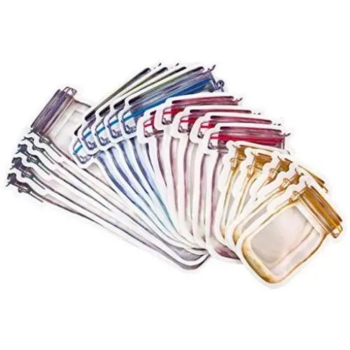 WSMLMD Vacuum storage bagReusable Jar Bags Portable Jar Zipper Bags Seal Food Saver Storage Bags Snack Sandwich Ziplock Bags,Light Grey WSMLMD Vacuum storage bagReusable Jar Bags Portable Jar Zipper Bags Seal Food Saver Storage Bags Snack Sandwich Ziplock Bags,Light Grey