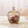 YL LY Creative Pineapple Shaped Lid Sugar Cube Cans Candy Jar Storage Glass Small Jar Transparent Section 1