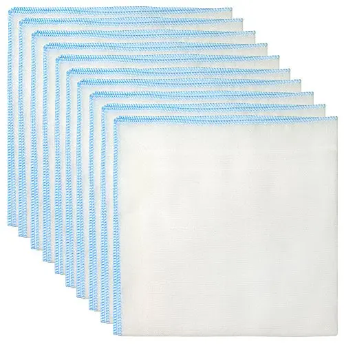 Cotton Facial Cleansing Muslin Cloths Remove Makeup 10pcs (10pcs, Blue) Cotton Facial Cleansing Muslin Cloths Remove Makeup 10pcs (10pcs, Blue)