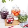 Glass Sealed Jars, Kitchen Household Grain Containers, Storage Spices/Oatmeal/Beans/Kimchi
