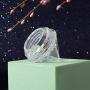 MISAZ 30 Pieces Empty Cream Box Jars DIY Cosmetic Makeup Samples with Lids Trial Case Diamond shaped Clear Storage Boxes for Lotion Creams Eye Shadow Nails Powder Jewelry Beauty Women Girls,0.17oz