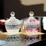Bocal en verre transparent créatif Yl Ly pour bonbons, boîte de rangement, pot à café, pot à sucre, ornement. Couleur 1 + Transparent 1. Bocal en verre transparent créatif Yl Ly pour bonbons, boîte de rangement, pot à café, pot à sucre, ornement. Couleur 1 + Transparent 1.