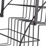 Spice Rack, Coated Iron Wire 3-Tier Elevated Spice Jars Bottles Rack Kitchen Storage Shelf Organizer Perfect for Kitchen Use 10 x 9.02 x 14.49inch