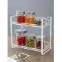 HOMELUNY Set von 4 klaren Glasbehältern für die Küche – Luftdichte Aufbewahrungsbehälter für Süßigkeiten, Kekse, Reis, Zucker, Mehl, Snacks – Zum Trocknen und Frischhalten von Lebensmitteln (450 ml Groß)