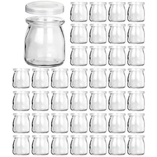 Bocal en verre, KAMOTA 40 Pcs 6 oz Bocal en verre Transparent avec Couvercles PE, Idéal pour Yaourt, Mousse, Confiture, Miel, Cadeaux Mariage, Cadeaux Douche, Aliments Bébé (200ml) Bocal en verre, KAMOTA 40 Pcs 6 oz Bocal en verre Transparent avec Couvercles PE, Idéal pour Yaourt, Mousse, Confiture, Miel, Cadeaux Mariage, Cadeaux Douche, Aliments Bébé (200ml)