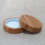1Pcs Portable Transparent Glass Wide Mouth Bottle with Natural Bamboo Lid and Inner Pad Empty Refillable Sample Storage Container Dispenser Vials Jars Pots Case Holder for Cream (50g/1.7oz) 1Pcs Portable Transparent Glass Wide Mouth Bottle with Natural Bamboo Lid and Inner Pad Empty Refillable Sample Storage Container Dispenser Vials Jars Pots Case Holder for Cream (50g/1.7oz)