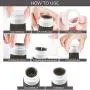 Travel Bottles Leakproof Silicone Refillable Travel Containers,Travel Size Toiletries Containers TSA Approved