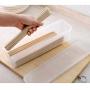 BRUIO Spaghetti Storage Box Noodle Container Airtight Rectangular Tall Food Storage Container Noodle Pasta Canister Jar 3PCS