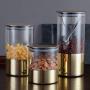 Glass Sealed Jars, Moisture-Proof Kitchen Food Containers, Storage Coffee Beans/Tea/Milk Powder/Oatmeal