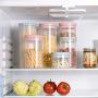 Crisper Sealed Transparent Plastic Food Storage Boxes Refrigerator Sealing Nut Snack Food Milk Coffee Bean Storage Container Sealed Food Dispensers