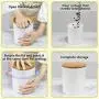 77L Food Storage Canister - Ceramic Food Storage Canister with Airtight Wooden Lid, 53.04 FL OZ (1570 ML) White Food Storage Jar for Home and Kitchen Serving for Coffee, Sugar, Tea, Flour and More 77L Food Storage Canister - Ceramic Food Storage Canister with Airtight Wooden Lid, 53.04 FL OZ (1570 ML) White Food Storage Jar for Home and Kitchen Serving for Coffee, Sugar, Tea, Flour and More