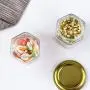 Encheng 4 oz Clear Hexagon Jars,Small Glass Jars With Lids(Golden),Mason Jars For Herb,Foods,Jams,Liquid,Spice Jars For Storage 30 Pack Encheng 4 oz Clear Hexagon Jars,Small Glass Jars With Lids(Golden),Mason Jars For Herb,Foods,Jams,Liquid,Spice Jars For Storage 30 Pack