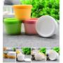 5PCS 50/100ML Mini Mixed Color Empty Plastic Storage Jar Containers Cream Box/Bottle With MakeUp Cream Sample Mask Lid/Cap (100 ML)