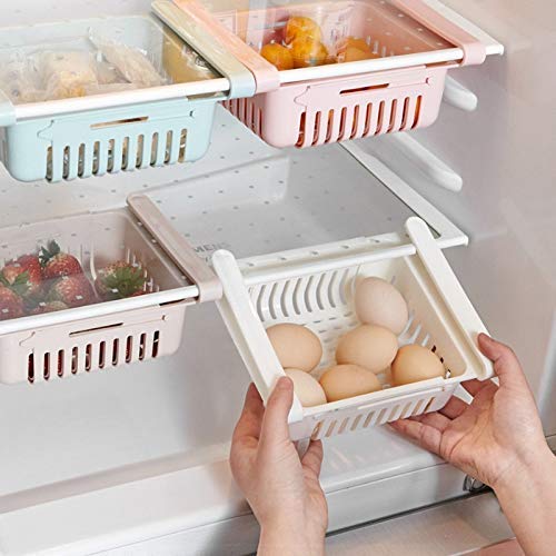 Best Quality Organizer Adjustable Refrigerator Storage Rack Fridge Freezer Shelf, Fridge Storage Box - Fridge Organizers, Fridge Organizer, Mini Fridge Rack, Storage Rack Organizer