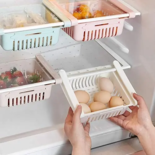 Hochwertige Organizer Regale für Kühlschrank, Kühl-Gefrier-Regale, Kühlschrank-Regale, Mini-Kühlschrank-Regal, Aufbewahrungsregal Organizer