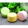 erioctry 5Oz (150g) Refillable Plastic Make-up Cosmetic Jars Empty Face Cream Eye Shadow Lip Balm Lotion Storage Container Pot Bottle Case Holder with Dome Lids (Pack of 3) (Pink)
