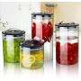 Glass Sealed Jars, Kitchen Household Grain Storage Tanks, Storage Spices/Pasta/Oatmeal/Coffee Beans