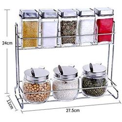 LQQGXLCondiment bottle, jar condiment storage box Spice jars, jars, jars, flavors, jars, food storage containers, sugar bowls, sugar jars