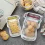 10pcs/lot Reusable Mason Jar Bottles Bags Nuts Candy Cookies Bag Fresh Food Storage Bag Snacks Zipper Sealed Kitchen Organizer,10 pieces 10pcs/lot Reusable Mason Jar Bottles Bags Nuts Candy Cookies Bag Fresh Food Storage Bag Snacks Zipper Sealed Kitchen Organizer,10 pieces