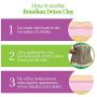 Brazilian Spa Detox Body Clay for Inch Loss Body Wraps, Detox and Cleanse -Rejuvenate and Improves Skin Texture- All Natural Ingredients - 6 oz