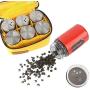 DUDDP Storage Spice lar set Spice jars Seasoning Container Outdoor Camping Crockery Storage Container Spice Jar Spice Box Portable Oil Bottle with Bag
