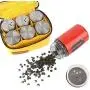 Récipients Spice Spice Jars Set pour Cuisine Camping Extérieur Contenants de Conserve pour Épices, Huiles et Assaisonnements Portables avec Sacs. Récipients Spice Spice Jars Set pour Cuisine Camping Extérieur Contenants de Conserve pour Épices, Huiles et Assaisonnements Portables avec Sacs.