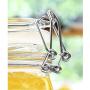 Tree House Glass Storage jar Member, Round Storage Containers Herbs Pot Clear Airtight Seal Sealed jar-K 500+750+1000ml