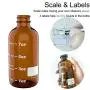 Amber Glass Spray Bottles with Measurements, Flutain 8oz Empty Refillable Fine Mist Spray Bottles for Cleaning Solutions, Essential Oils, 3 Pack Amber Glass Spray Bottles with Measurements, Flutain 8oz Empty Refillable Fine Mist Spray Bottles for Cleaning Solutions, Essential Oils, 3 Pack
