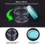 Bouteilles à Échantillons en Plastique Transparent 21 Pièces, 10/15/20g, Ronds, avec Bouchons à Vis et 7 Mini Spatules pour Cosmétiques, Ongles, Bijoux Bouteilles à Échantillons en Plastique Transparent 21 Pièces, 10/15/20g, Ronds, avec Bouchons à Vis et 7 Mini Spatules pour Cosmétiques, Ongles, Bijoux