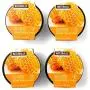 GiftTree Natural Warm Honey Nectar Body Butter Set of Four (4) Jars, 6.4 Ounces Each | Botanical Natural Ingredients | Honey, Minerals, Soothing and Calming, Gentle Moisturizer | Paraben Free