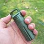 EDC Capsules Waterproof Trekking Box Survival Sealed Luggage Container Storage Camp Medicine Square Outdoor Pill Drying Bottle