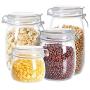 Glass Sealed Jars, Kitchen Household Grain Storage Tanks, Storage, Spices/Flower Tea/Oatmeal/Beans