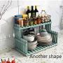 Kitchen Organization Cabinet Spice Seasoning Jars Rack Bamboo Shelf With Adjustable Storage Basket Box Countertop Freestanding Container Display For Pantry (Color : Wood color)
