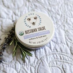 Rosemary Lavender Beeswax Salve by Savannah Bee Company - Large - Certified USDA Organic