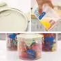 Transparent Plastic Sealed Cans Milk Powder Cereal Grain Storage Container Kitchen Refrigerator Food Storage Box Food Dispensers