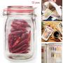 lzndeal 12 Pcs Jar Bags Seal Zipper Reusable Food Saver Storage Leakproof for Kitchen Snack