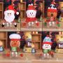 DONGXIEHYS Christmas Candy Jar Storage Bottle for Kids Gifts Santa Bag Child Sweet Christmas Candy and Cookie Box (D, 1 PC)