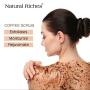 Natural Riches Arabica Coffee Body & Face Scrub – (12 Oz / 340gm) Deep Cleansing Exfoliator All-Natural exfoliates with Coconut & Cocoa Butter for Stretch Marks Acne Cellulite Spider Veins Varicose Veins Age Spots