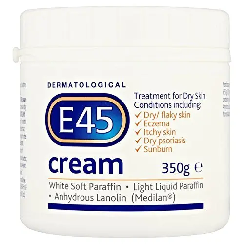 E45 Dermatologische Creme zur Behandlung von trockener Haut (350g)