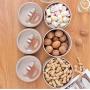 Mini Spice Jars Creative wheat straw kitchen snack storage box storage tank