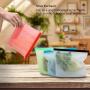 Kitchen Food Storage Jar Airtight Food Storage Silicone food storage bag can be reused, vacuum, leak-proof sealed fruit and vegetables food storage container meat fridge food storage (set of 4)