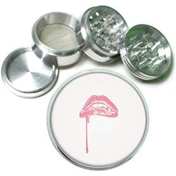 Vamp Lips Sexy Bitten Aluminum Tobacco Herb Spice Grinder