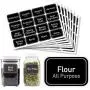 AllSpice 208 Preprinted Water Resistant Bulk Pantry Labels Set AllSpice 208 Preprinted Water Resistant Bulk Pantry Labels Set