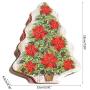 MOMU Christmas Tree Shape Tin Sealed Jar Jewelry Biscuits Coin Candy Storage Box Container Case Headphones Organizer