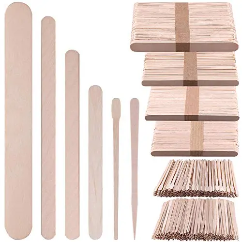 Bâtonnets de cire BQTQ 1000, Bois, Pour Épilation Cils/Sourcils, Spatules et Applicateurs, 6 Styles Assortis Bâtonnets de cire BQTQ 1000, Bois, Pour Épilation Cils/Sourcils, Spatules et Applicateurs, 6 Styles Assortis
