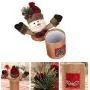 TOYANDONA Weihnachtskaramellbehälter Stoff Geschenkbox Party-Zubehör für Kinder (Zufälliges Muster)