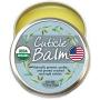 Organic Cuticle Cream Balm - Natural, Made in USA (1.75oz Large Size) USDA Certified Cuticle & Nail Salve Oil to Moisturize, Protect, Heal Cracked & Rigid Skin