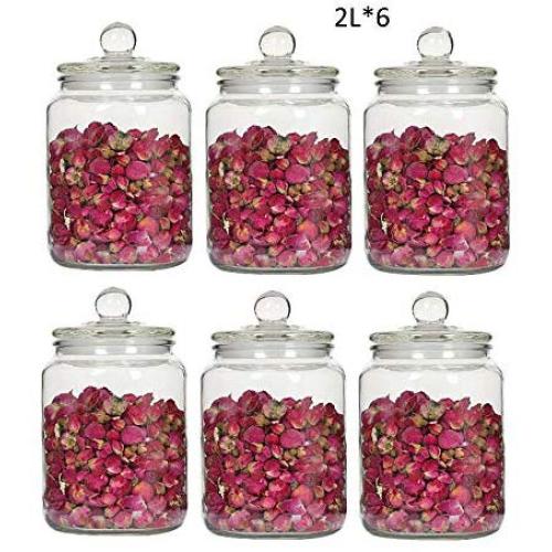 Glass Sealed Jars,kitchen Household Grain Containers, Storage Spices/Oatmeal/Kimchi/Rice